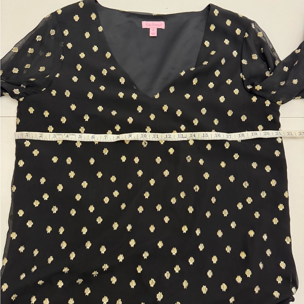 Lilly Pulitzer Caroline silk tunic dress size 12 - Picture 9 of 15
